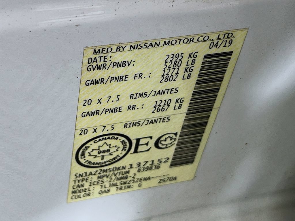 Used 2019 Nissan Murano Platinum AWD/4WD image 28
