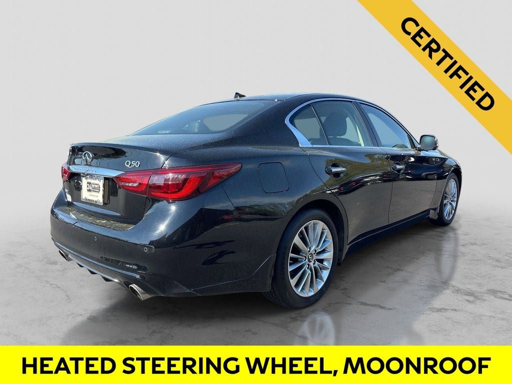Certified 2023 INFINITI Q50 Luxe w/ Cargo Package AWD/4WD image 4