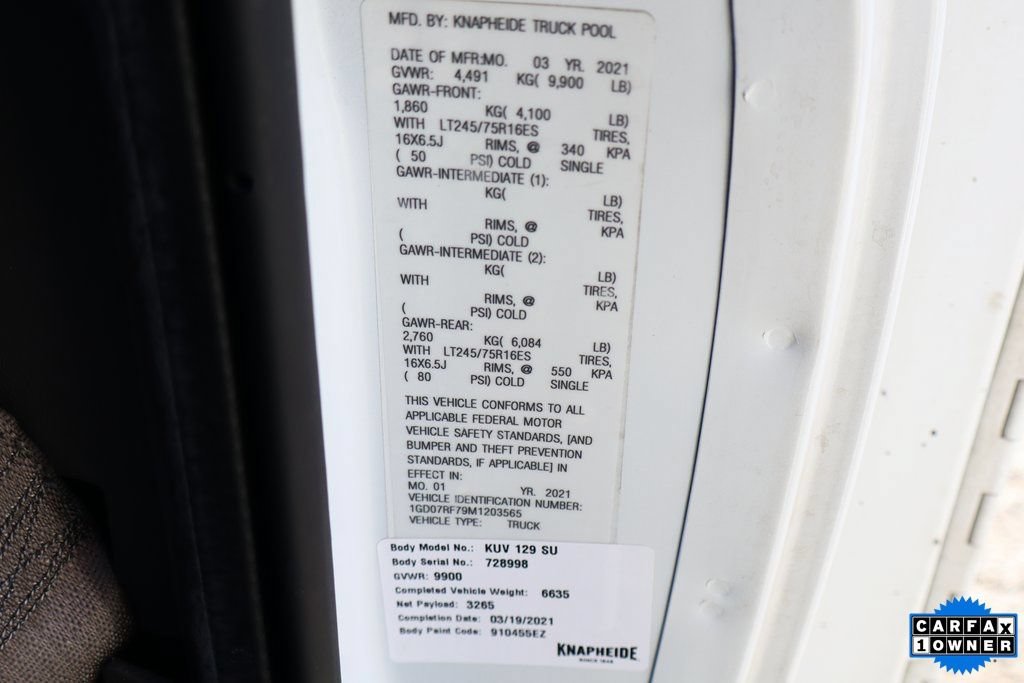Used 2021 GMC Savana 3500 w/ Power Convenience Package RWD image 42