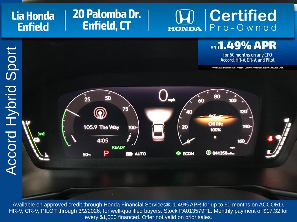 Certified 2023 Honda Accord Sport image 16