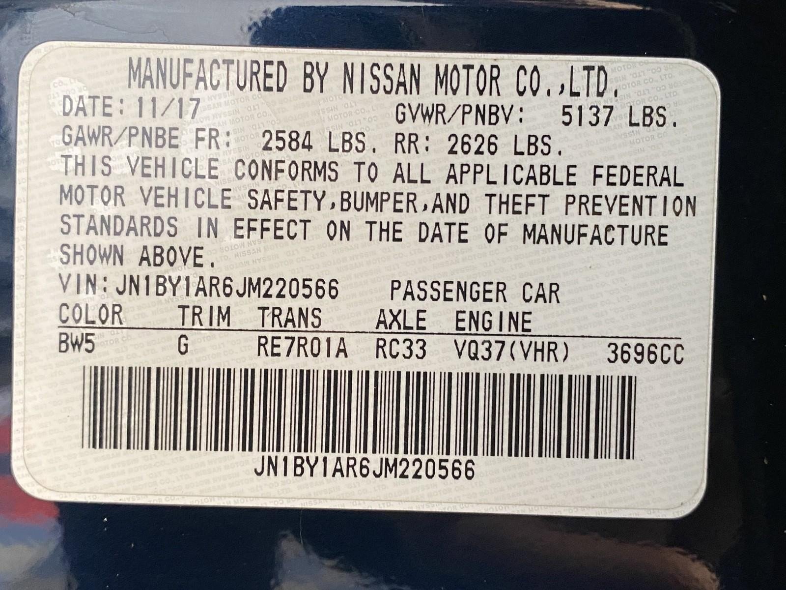 Used 2018 INFINITI Q70 Luxe w/ Cargo Package image 34