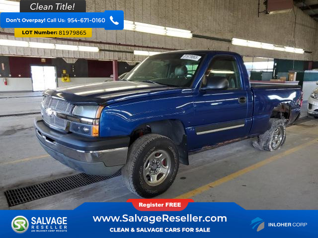 Used 2003 Chevrolet Silverado 1500 4x4 Regular Cab w/ Exterior Appearance Pkg