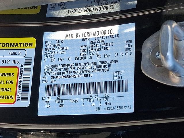 New 2025 Ford Bronco Sport Big Bend w/ Convenience Package AWD/4WD image 16