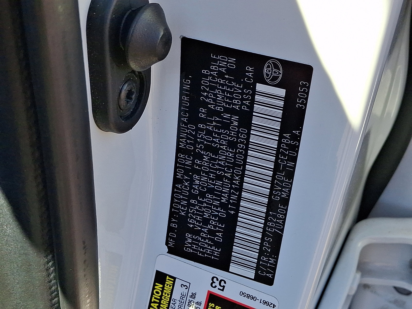 Used 2020 Toyota Camry TRD FWD image 27