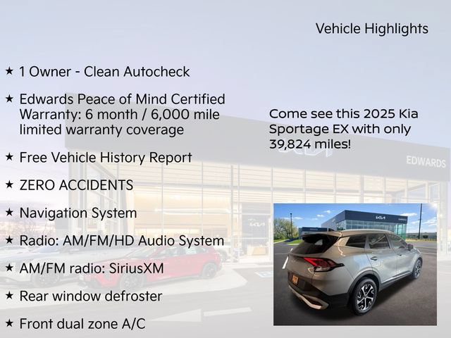 Used 2025 Kia Sportage EX AWD/4WD image 11