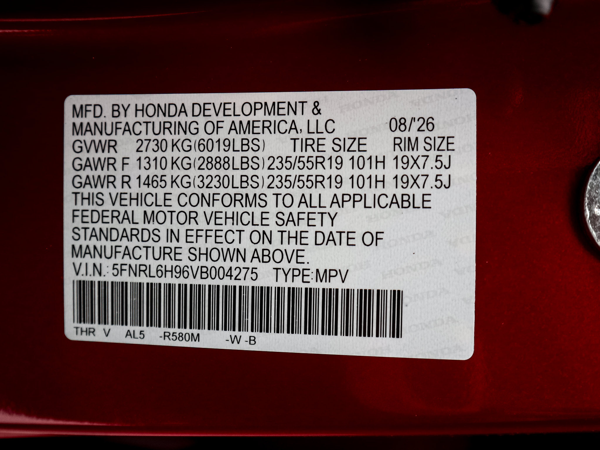 New 2027 Honda Odyssey Elite image 36