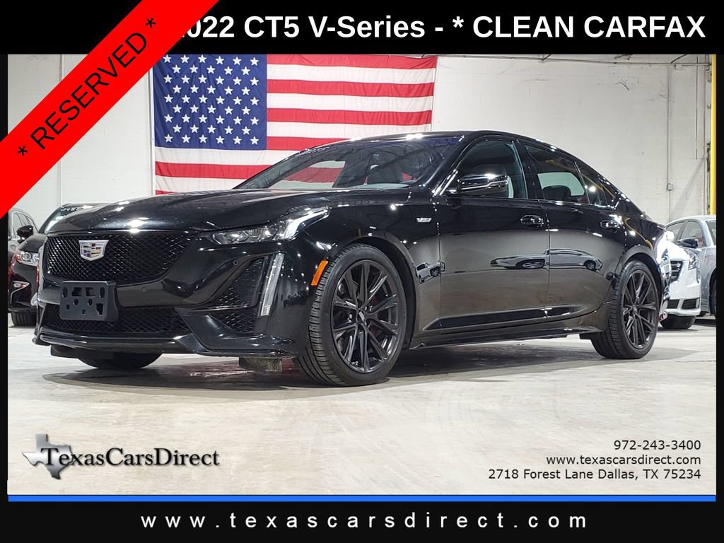 Used 2022 Cadillac CT5 V w/ Cold Weather Package