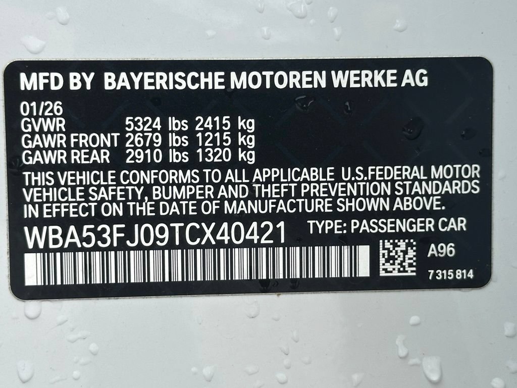 New 2026 BMW 530i xDrive w/ Premium Package AWD/4WD image 43