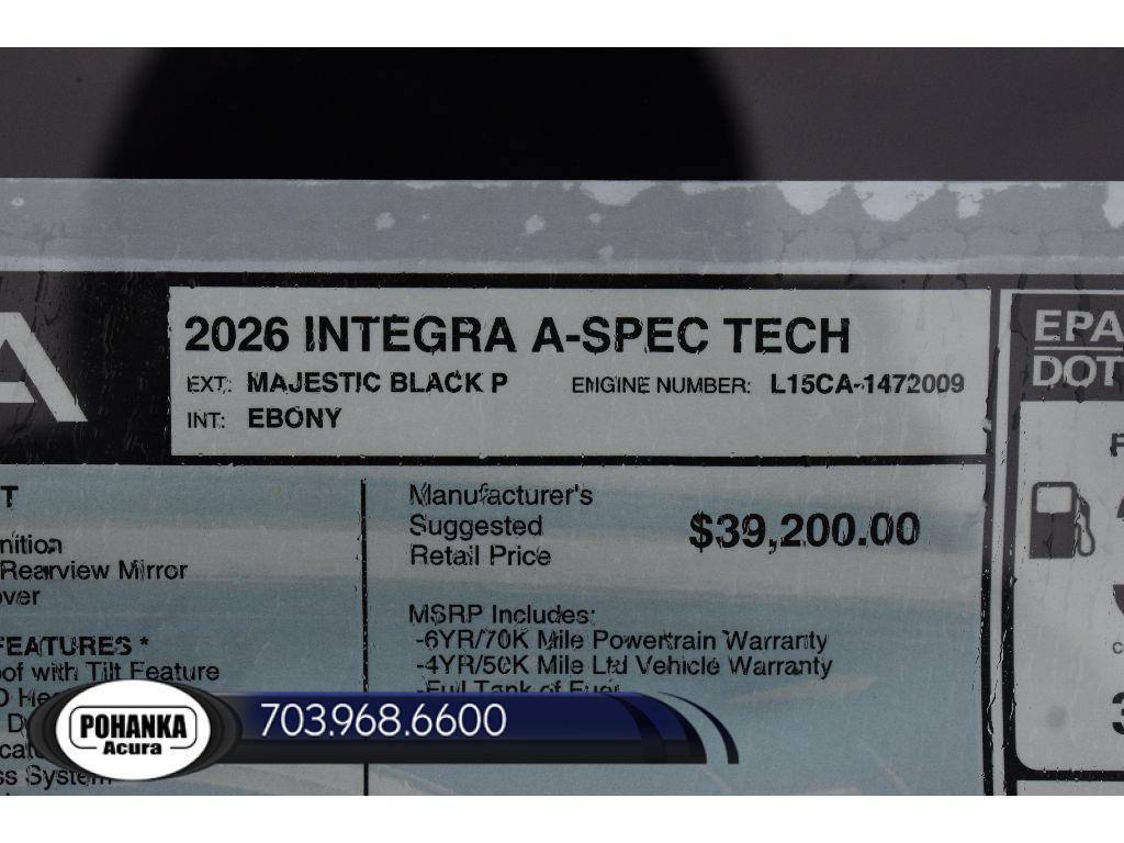 New 2026 Acura Integra A-Spec FWD image 38