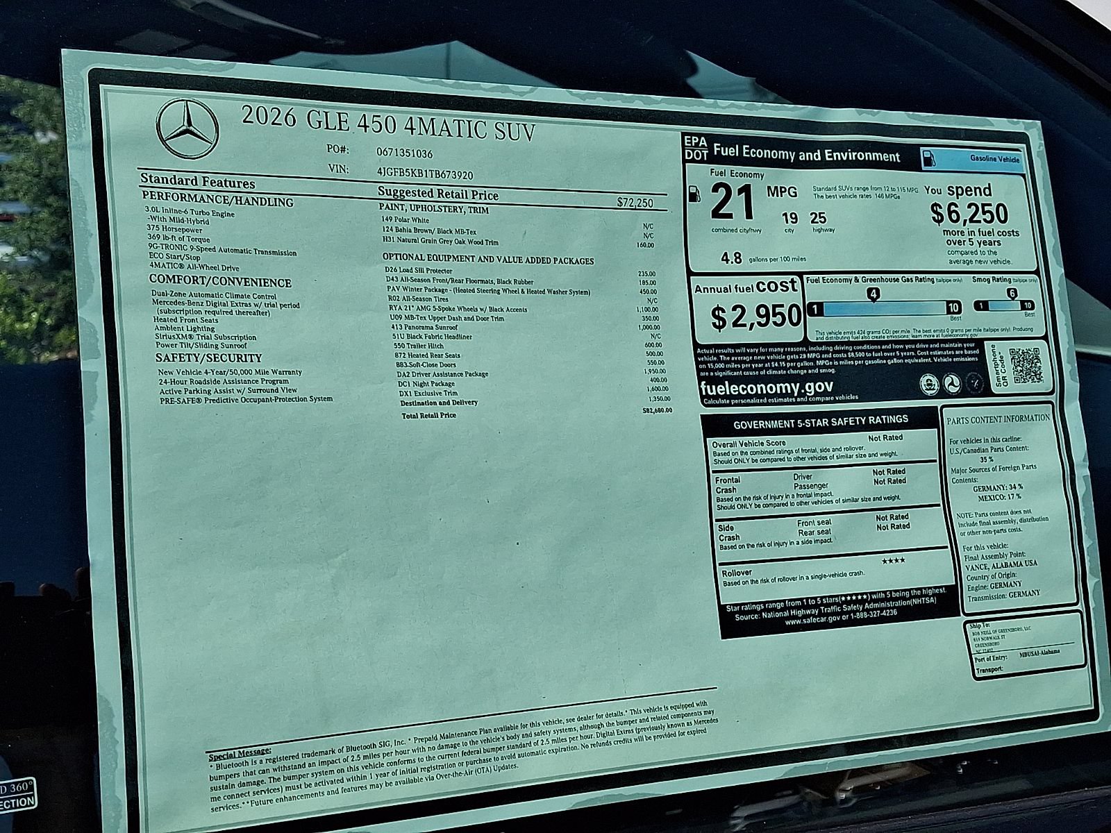New 2026 Mercedes-Benz GLE 450 4MATIC image 19