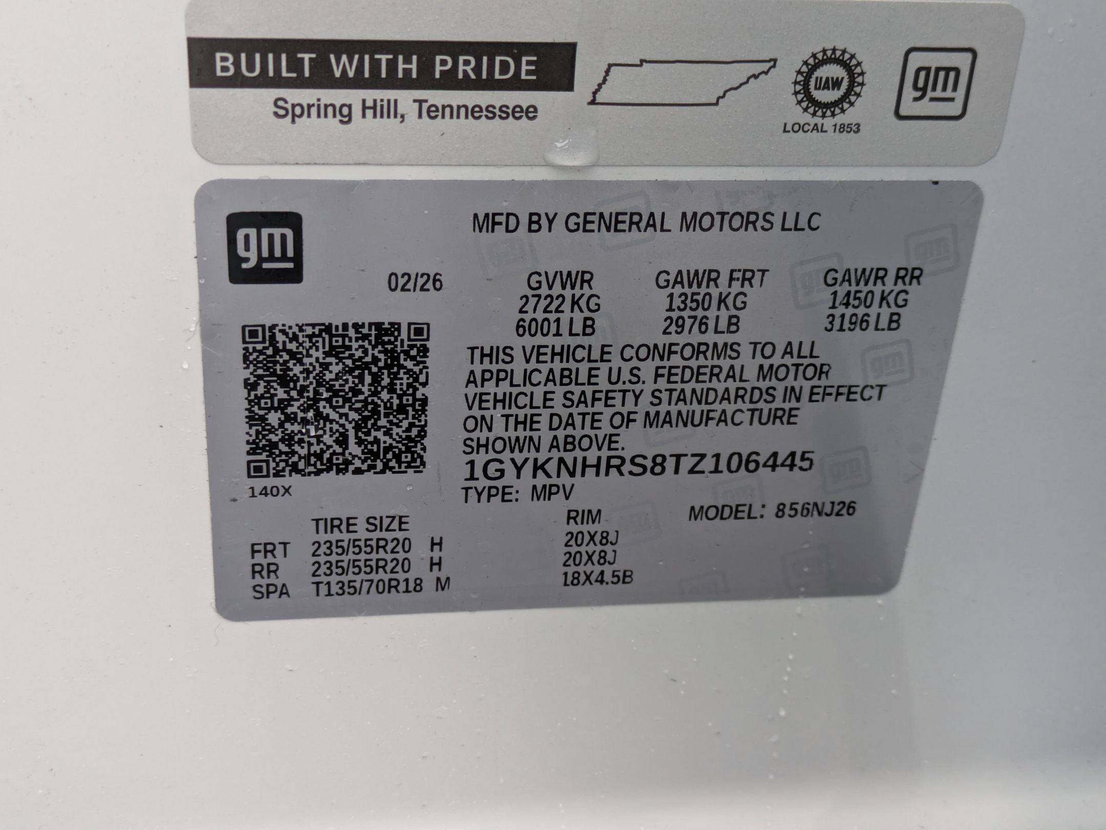 New 2026 Cadillac XT5 Sportv w/ LPO, Onyx Lite Package AWD/4WD image 40
