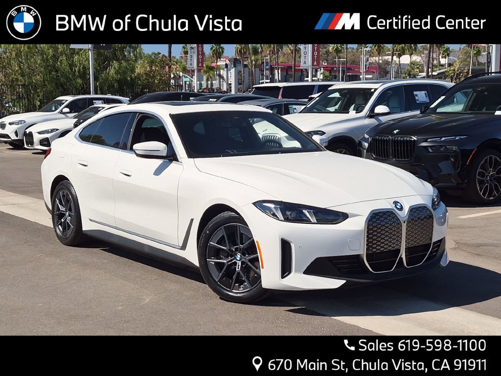 Certified 2025 BMW i4 eDrive40 w/ Parking Assistance Package RWD image 1