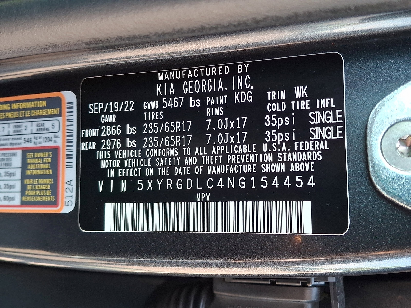 Used 2022 Kia Sorento LX AWD/4WD image 27