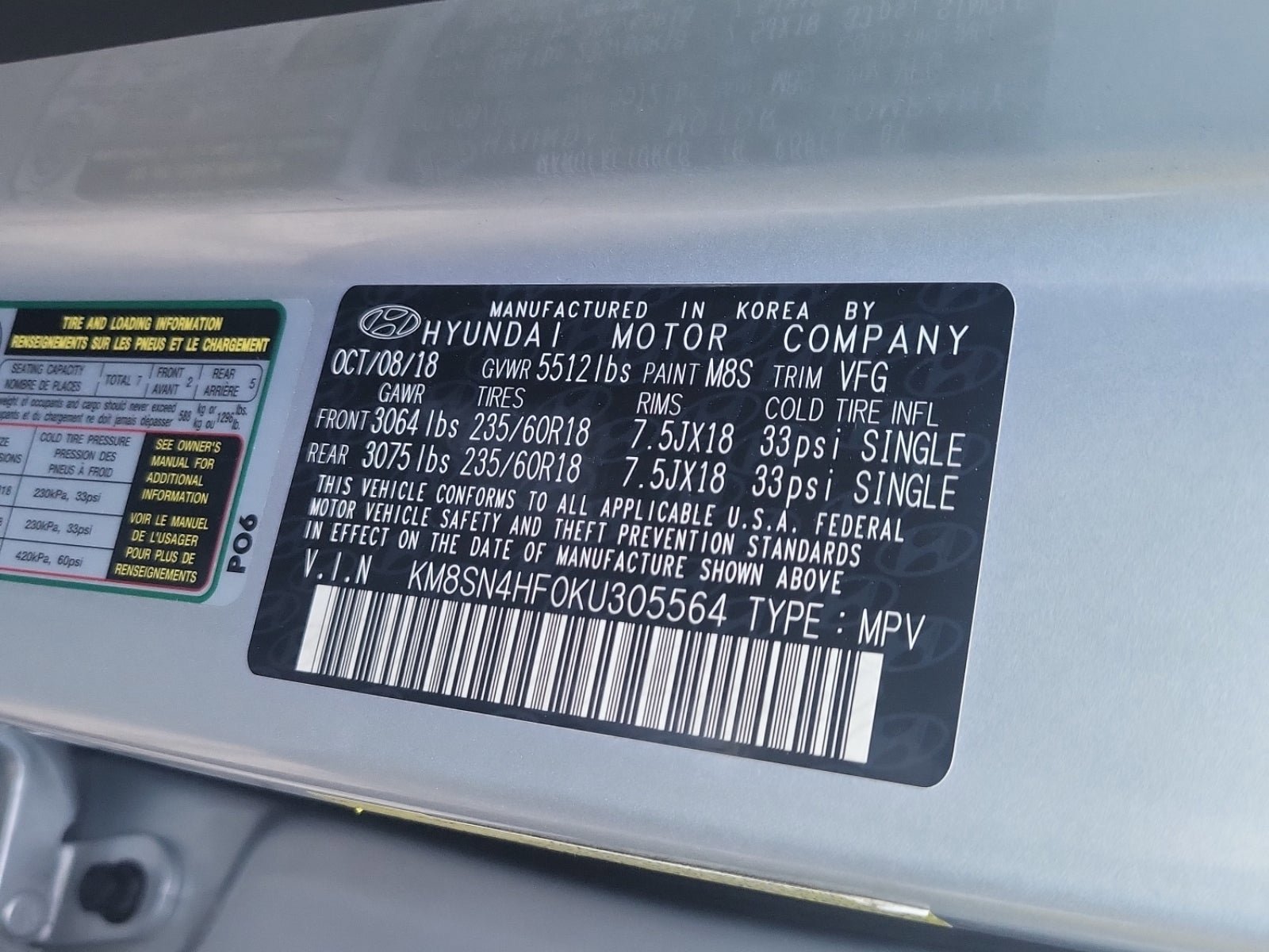 Used 2019 Hyundai Santa Fe XL SE w/ SE Premium Package 02 FWD image 15