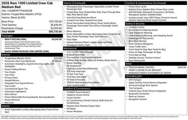 New 2026 RAM 1500 Limited w/ Night Edition image 38