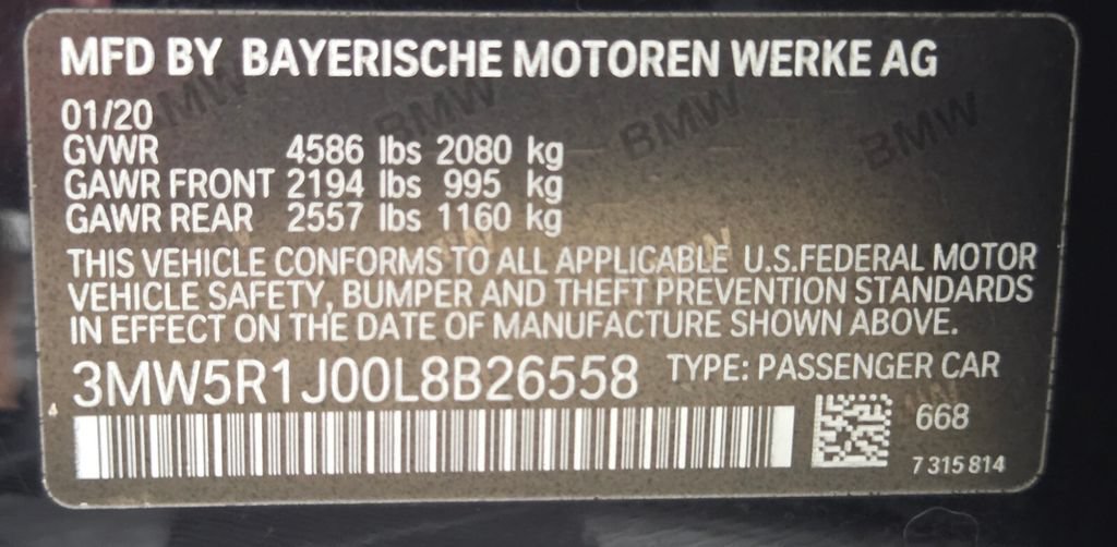 Used 2020 BMW 330i Sedan w/ Driving Assistance Package RWD image 33