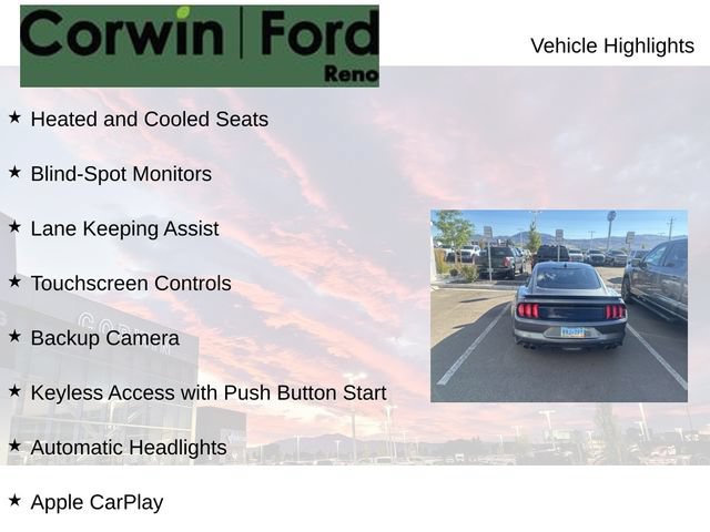 Used 2022 Ford Mustang GT Premium w/ Black Accent Package RWD image 7