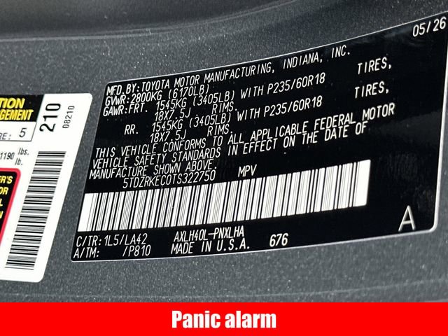 New 2026 Toyota Sienna Limited FWD image 28