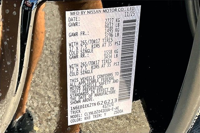 New 2026 Nissan Frontier PRO-4X w/ Pro Premium Package image 8