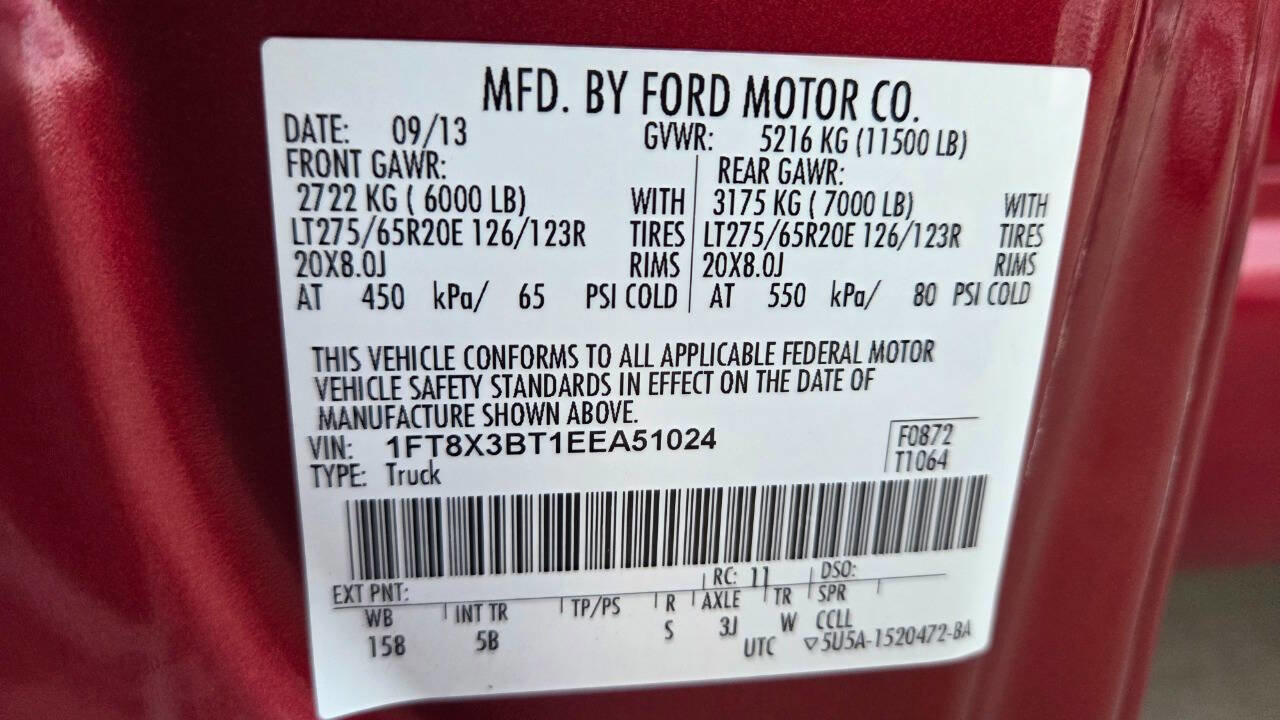 Used 2014 Ford F350 Lariat w/ Chrome Package image 40