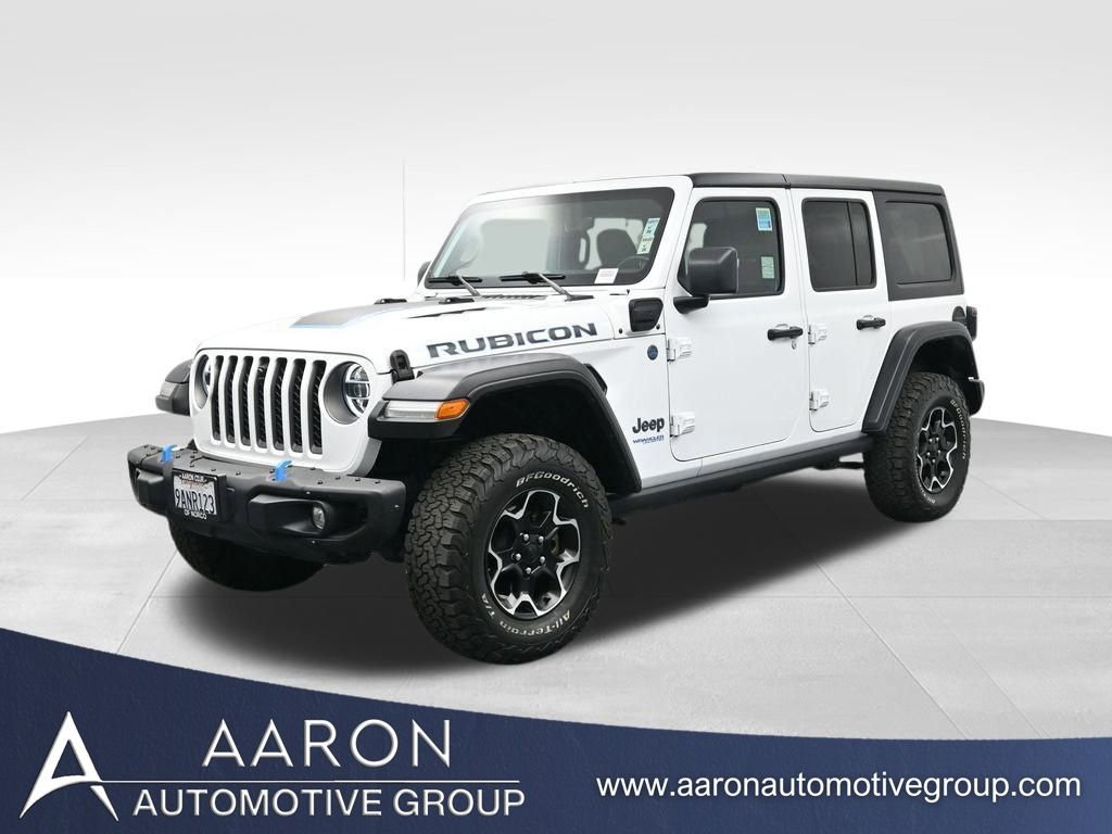 Used 2022 Jeep Wrangler Unlimited Rubicon 4xe w/ Steel Bumper Group
