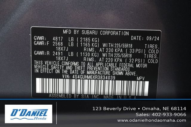 Used 2024 Subaru Crosstrek 2.5i Limited w/ Crosstrek Mirror Package AWD/4WD image 43