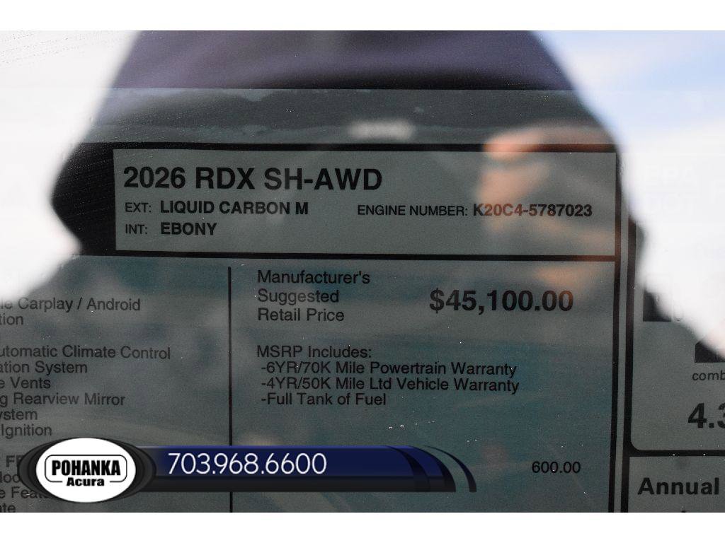 New 2026 Acura RDX SH-AWD image 39