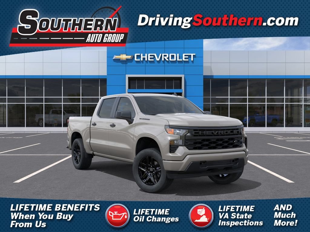 New 2026 Chevrolet Silverado 1500 Custom w/ LPO, Dark Essentials Package AWD/4WD image 1