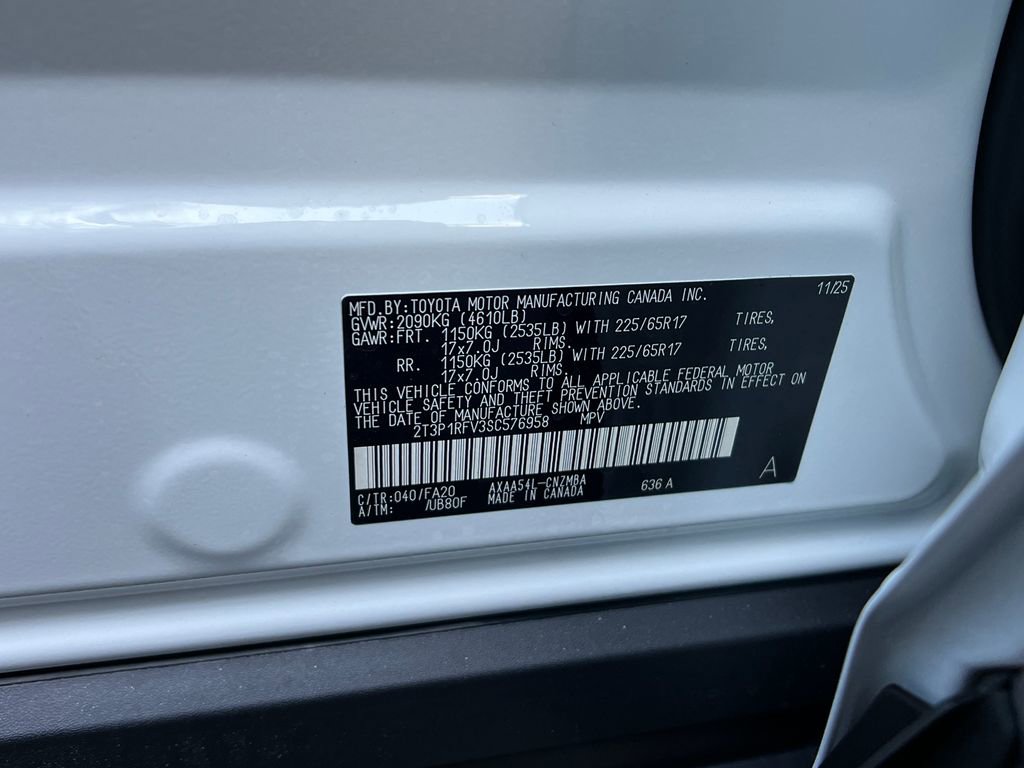 New 2025 Toyota RAV4 XLE w/ Convenience Package image 27