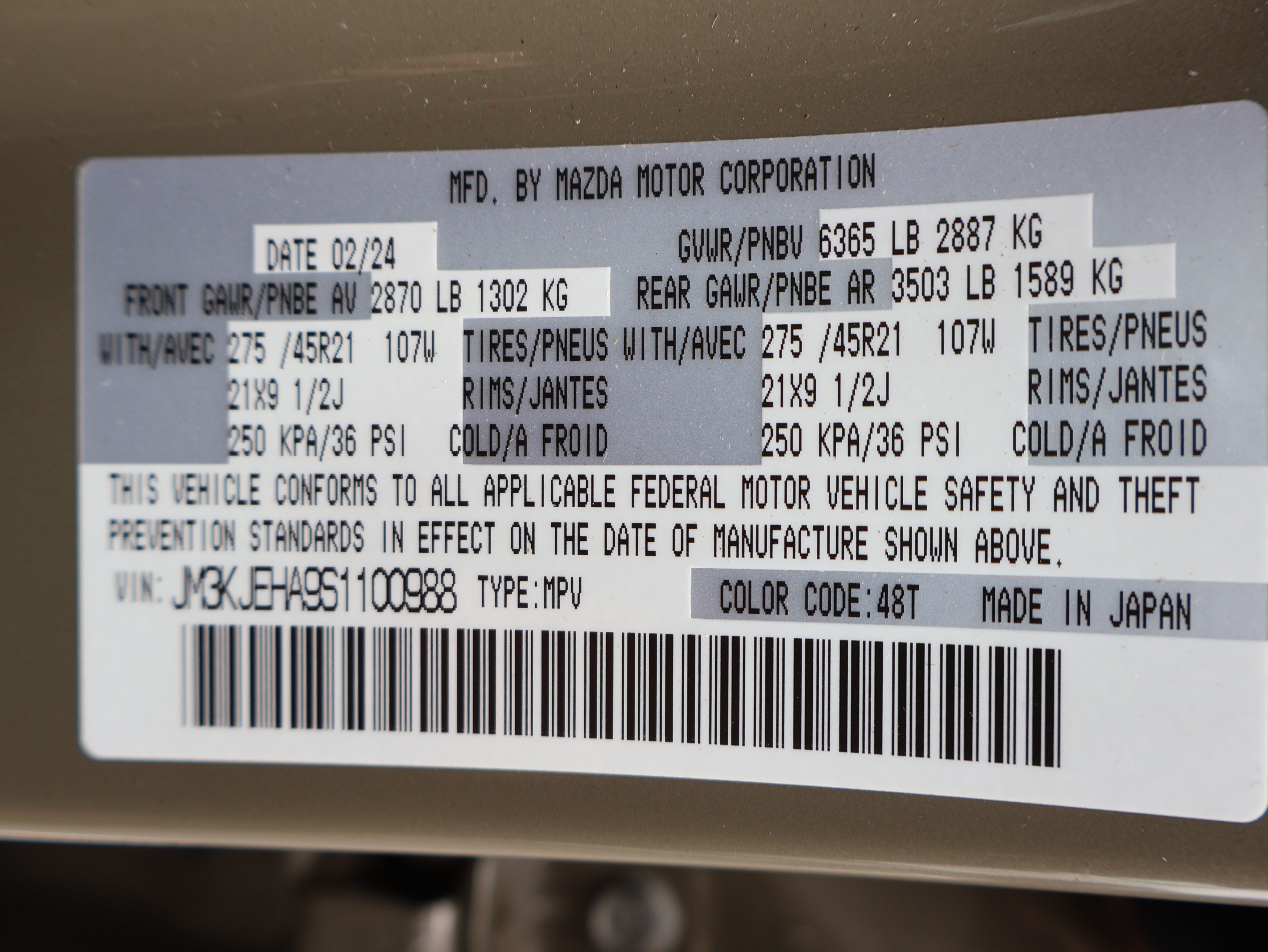 Used 2025 MAZDA CX-70 Plug-In Hybrid w/ Premium Plus AWD/4WD image 44