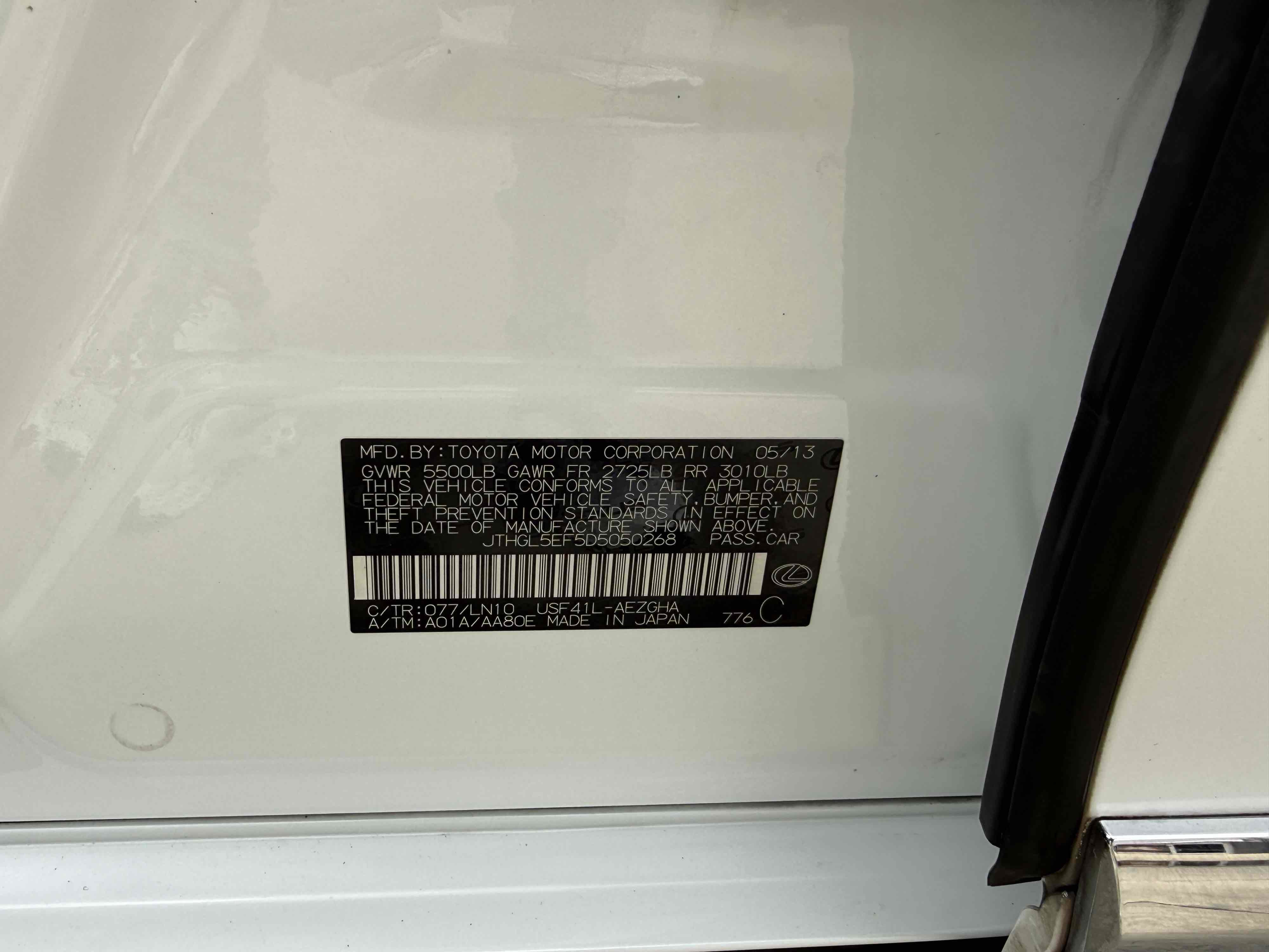 Used 2013 Lexus LS 460 L w/ All-Weather Pkg image 63