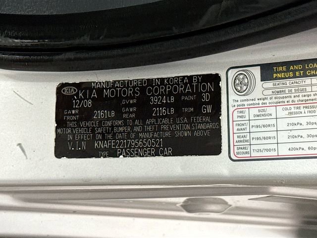 Used 2009 Kia Spectra LX FWD image 29