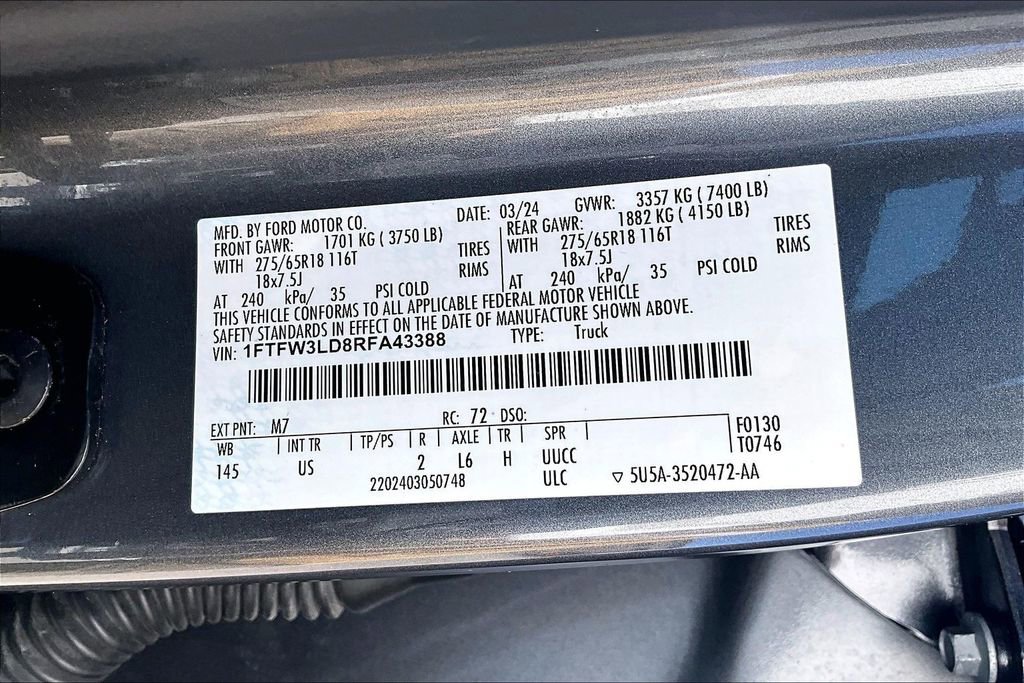 Used 2024 Ford F150 XLT w/ Mobile Office Package image 20