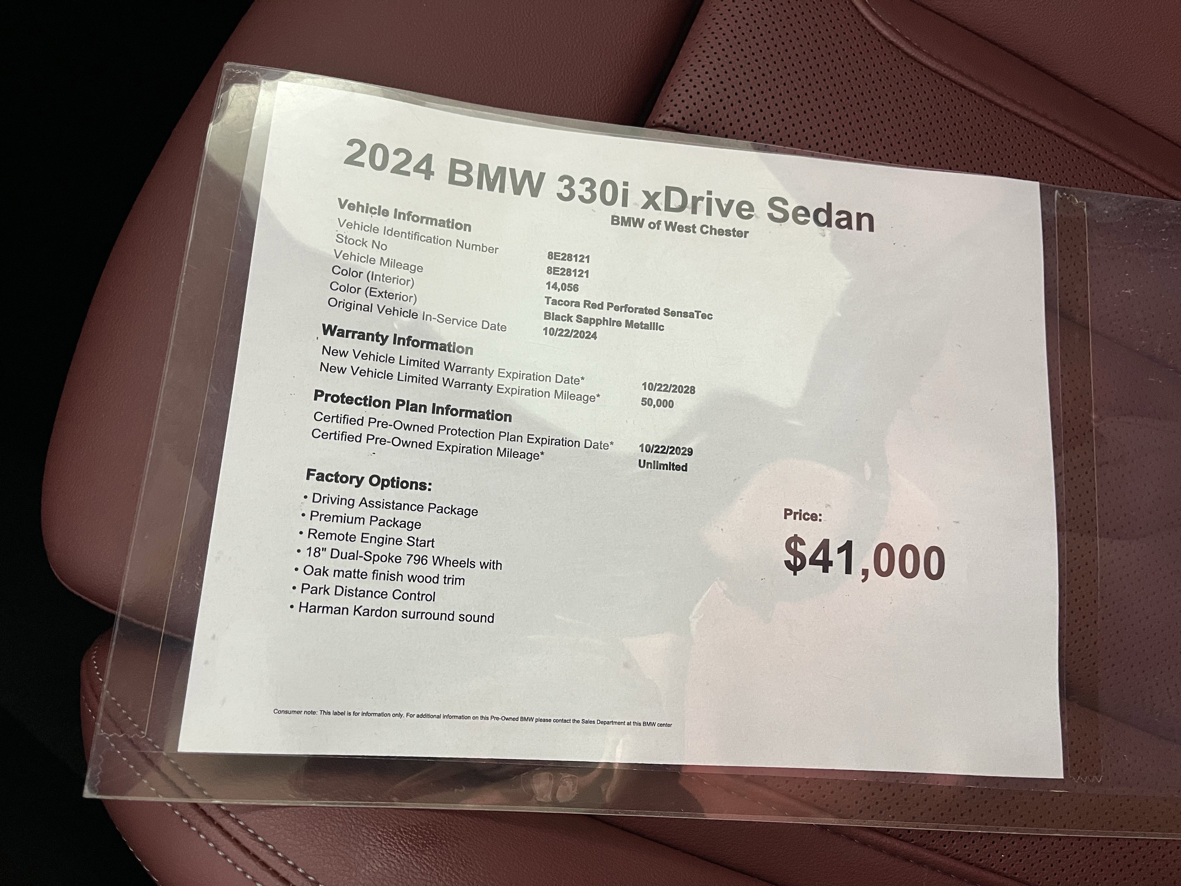 Certified 2024 BMW 330i xDrive Sedan w/ Premium Package image 18