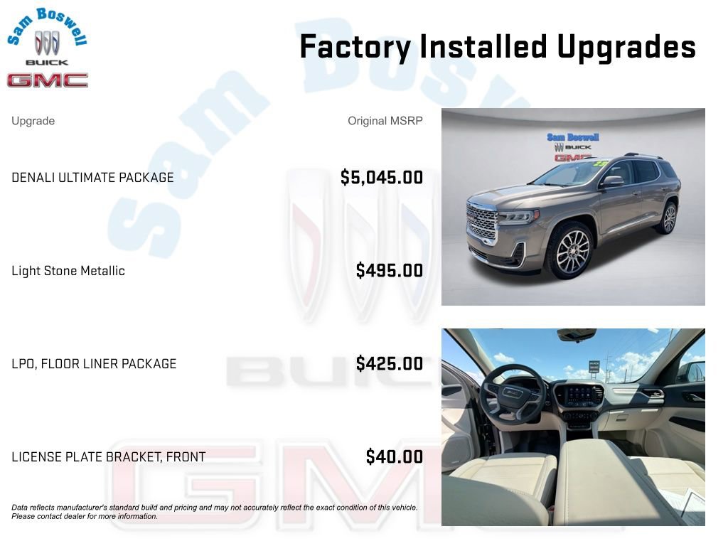 Used 2023 GMC Acadia Denali w/ Denali Ultimate Package image 3