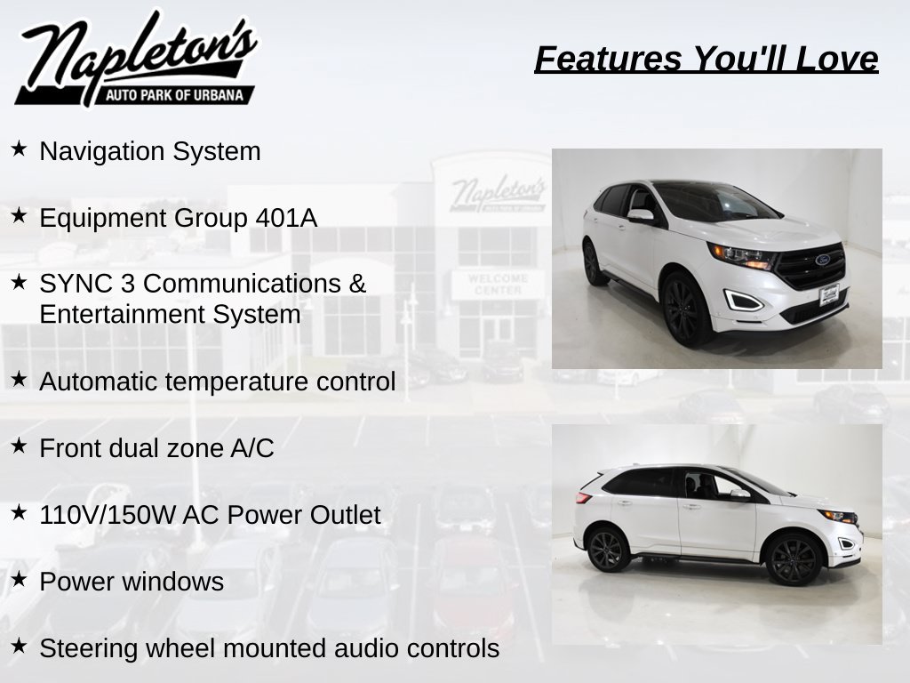 Used 2018 Ford Edge Sport w/ Equipment Group 401A AWD/4WD image 7