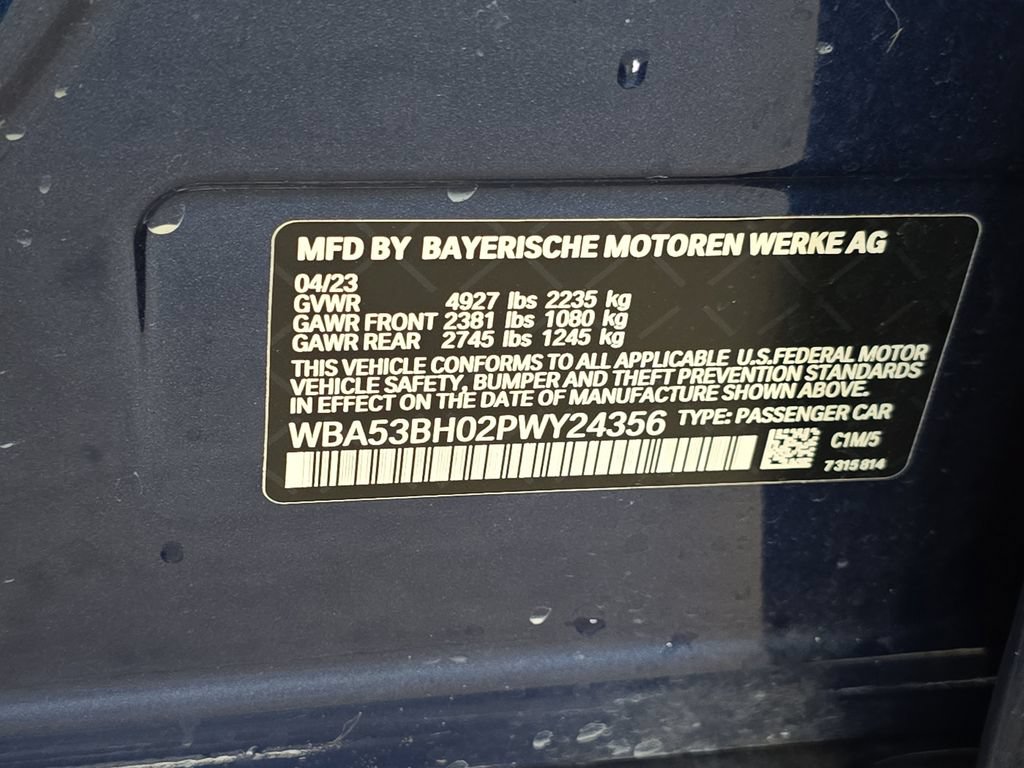 Used 2023 BMW 530i w/ Convenience Package RWD image 34