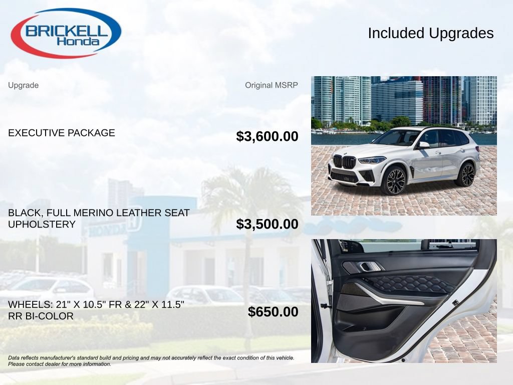 Used 2021 BMW X5 M w/ Executive Package AWD/4WD image 12