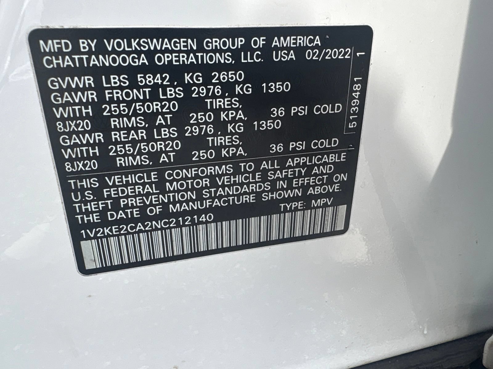 Used 2022 Volkswagen Atlas Cross Sport SE w/ Panoramic Sunroof Package AWD/4WD image 14