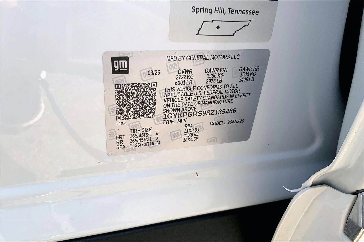 Certified 2025 Cadillac XT6 Sport w/ Technology Package AWD/4WD image 33