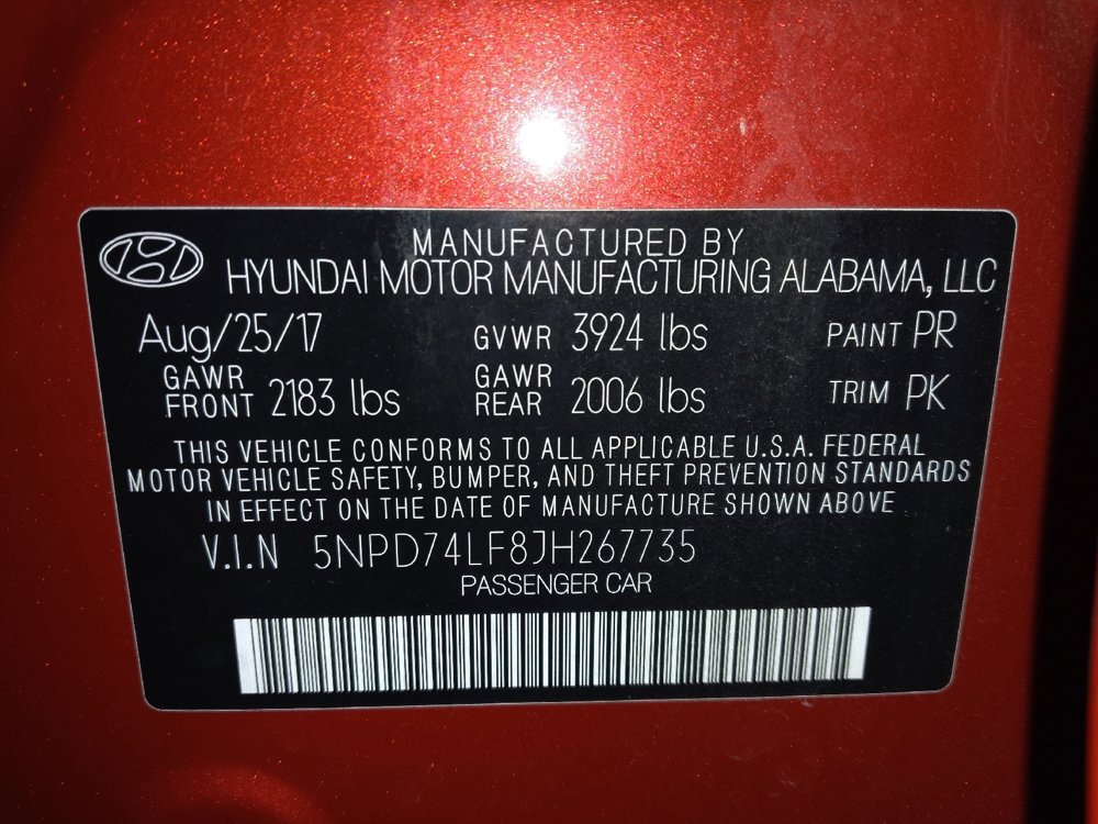 Used 2018 Hyundai Elantra SE w/ Cargo Package FWD image 33