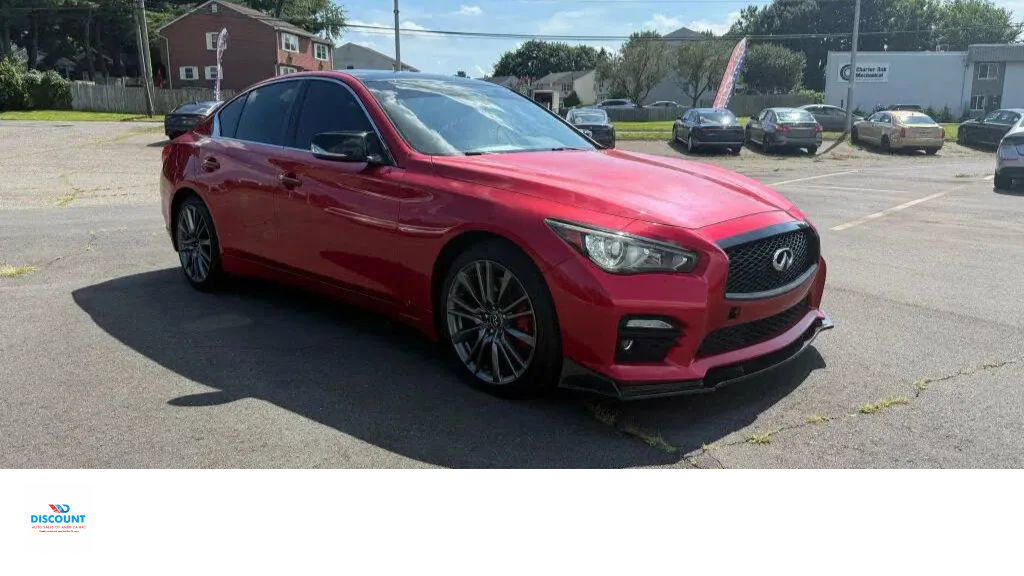 Used 2017 INFINITI Q50 Red Sport 400 image 1