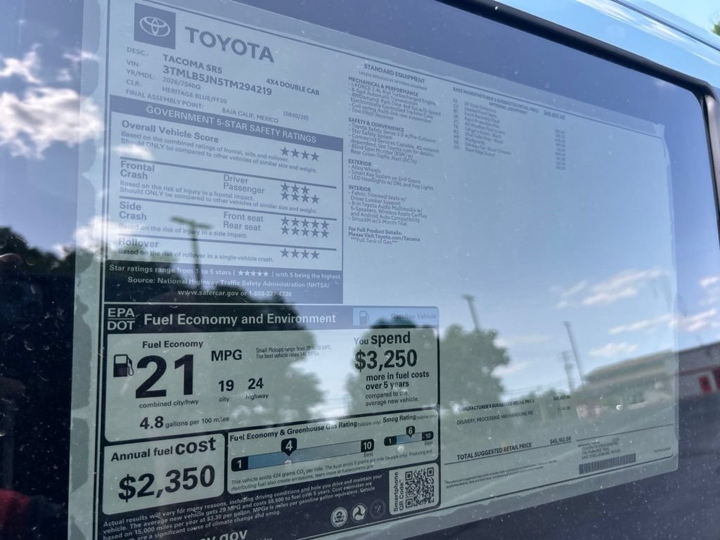 New 2026 Toyota Tacoma SR5 AWD/4WD image 30