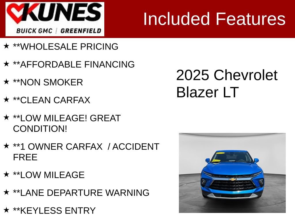 Used 2025 Chevrolet Blazer LT FWD image 3