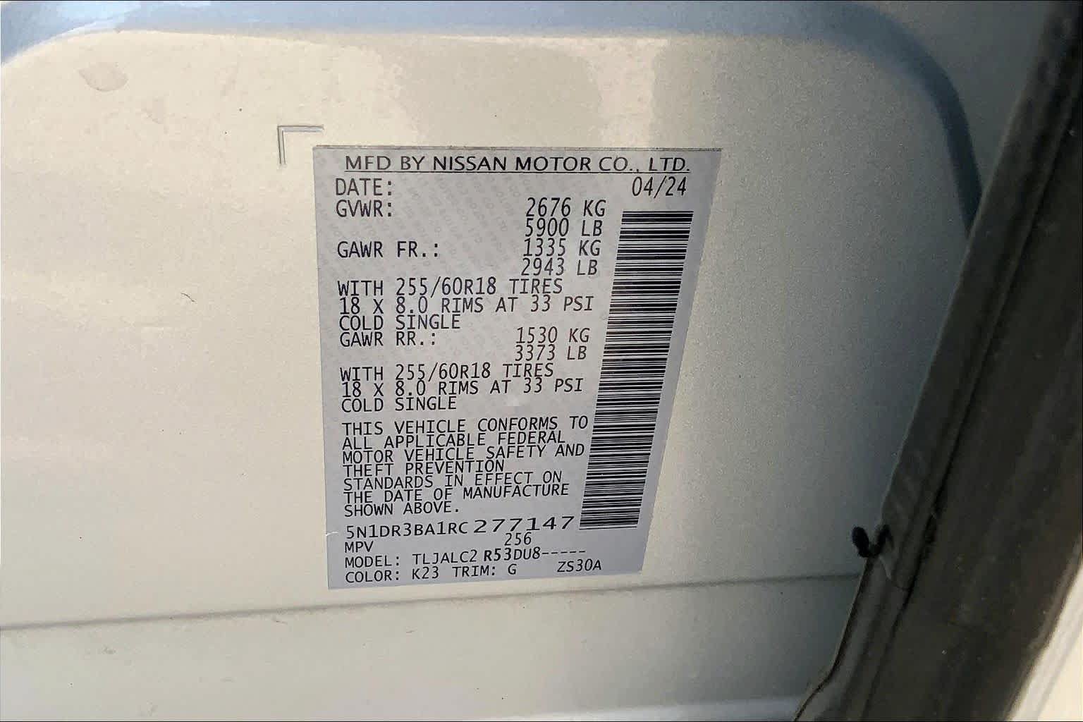 Used 2024 Nissan Pathfinder SV FWD image 35