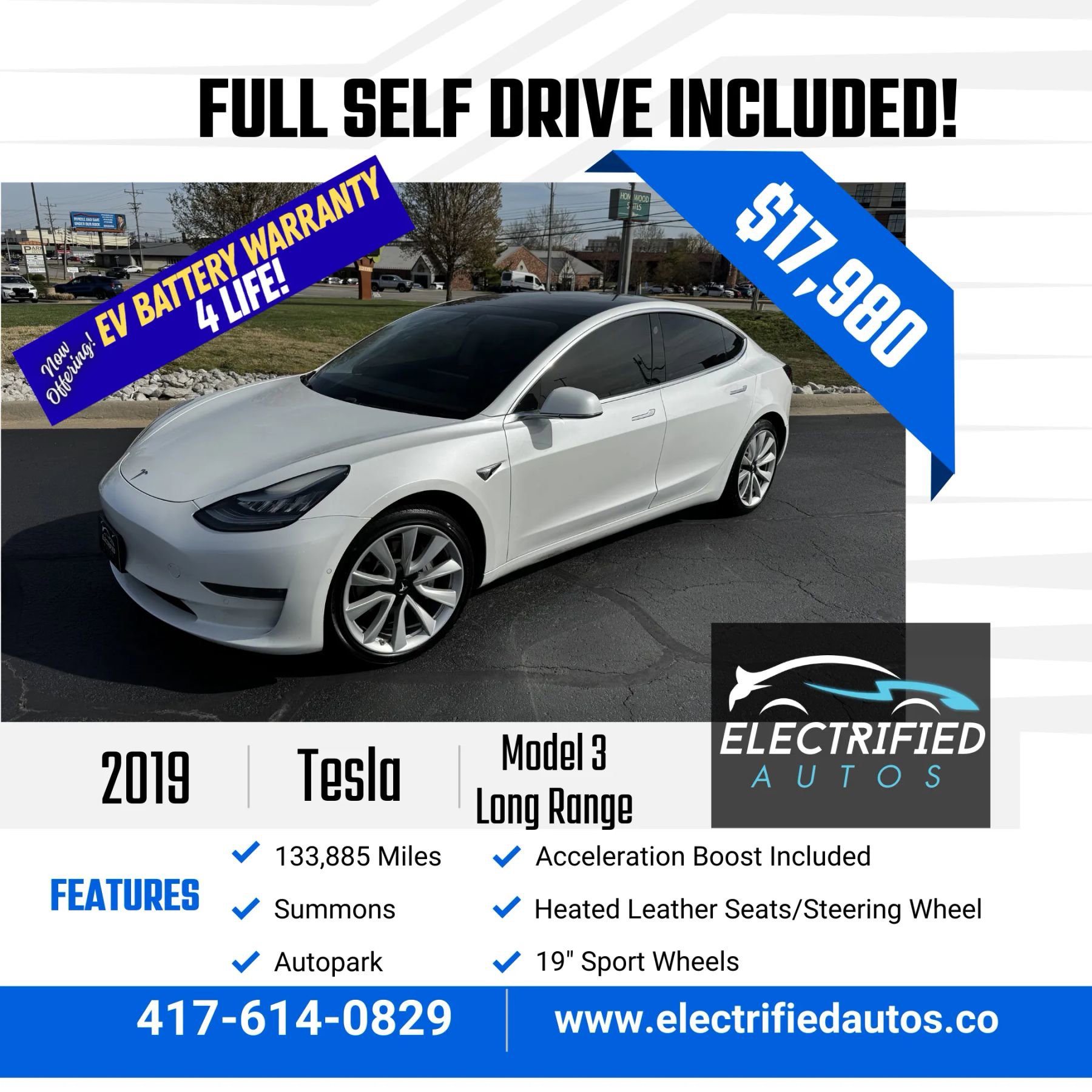 Used 2019 Tesla Model 3 Long Range