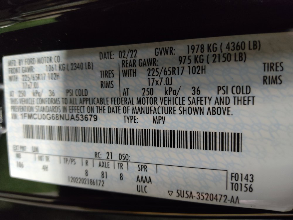 Used 2022 Ford Escape SE w/ Convenience Package FWD image 33
