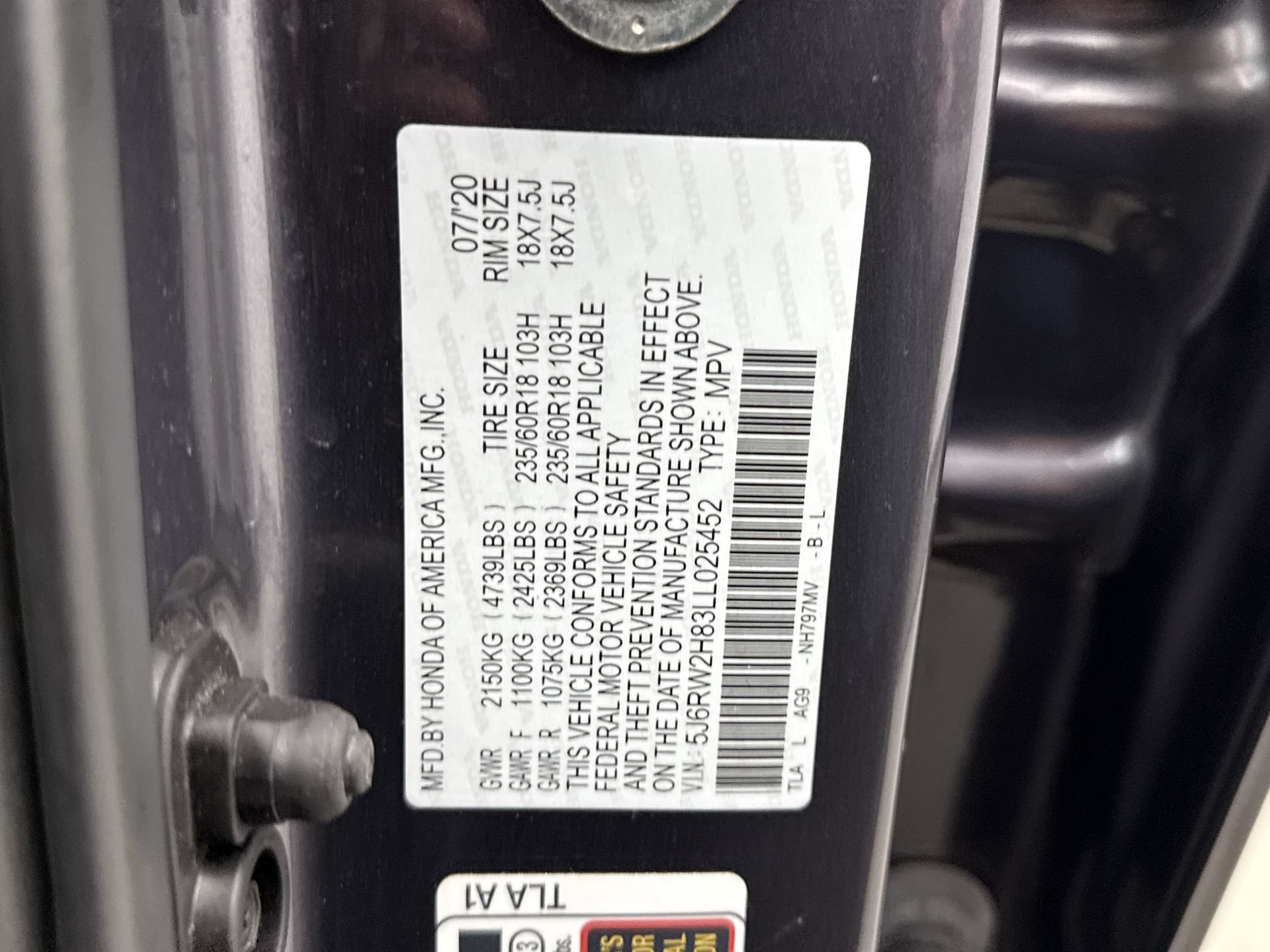 Used 2020 Honda CR-V EX-L image 12