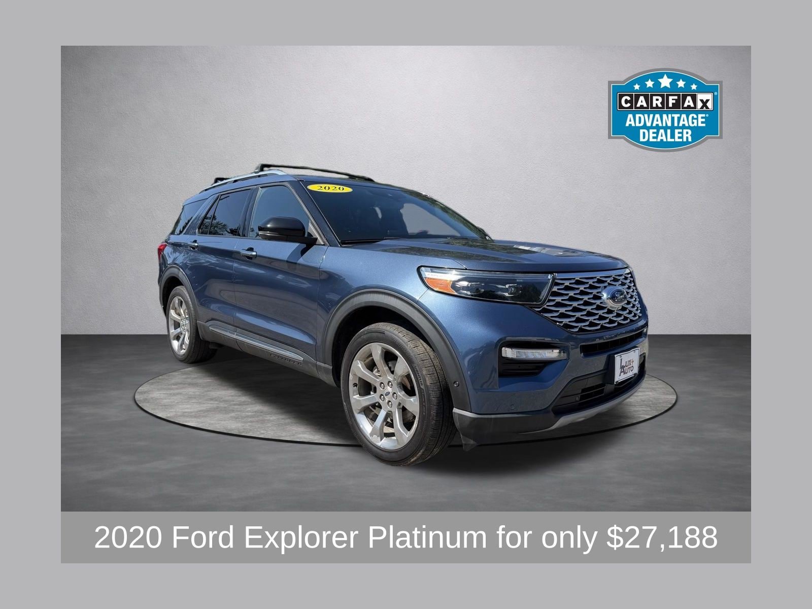 Used 2020 Ford Explorer Platinum w/ Premium Technology Package AWD/4WD 360° Tour