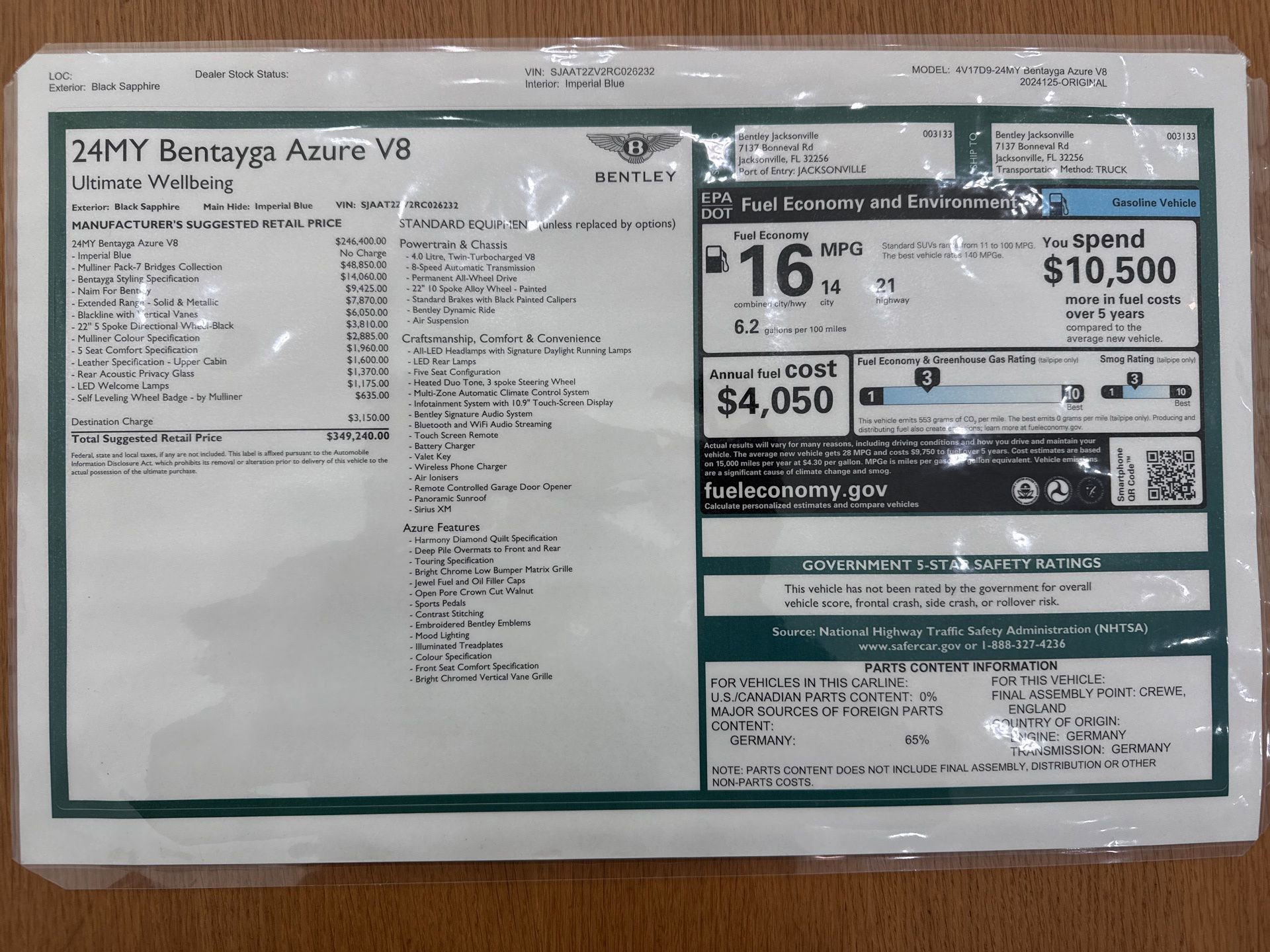 Used 2024 Bentley Bentayga image 68